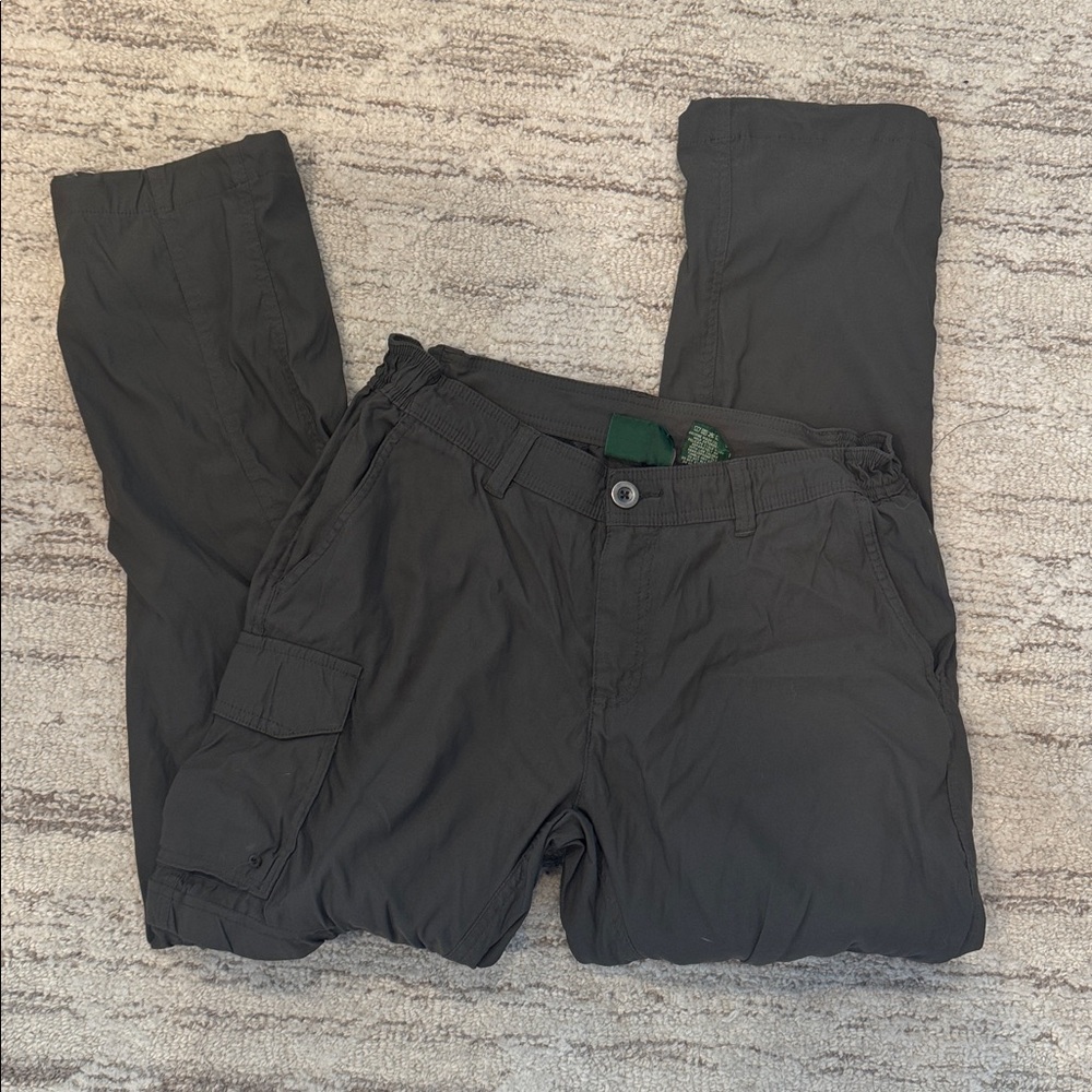 Green Cargo Pants with Straight Leg fishing pants / outdoor pants